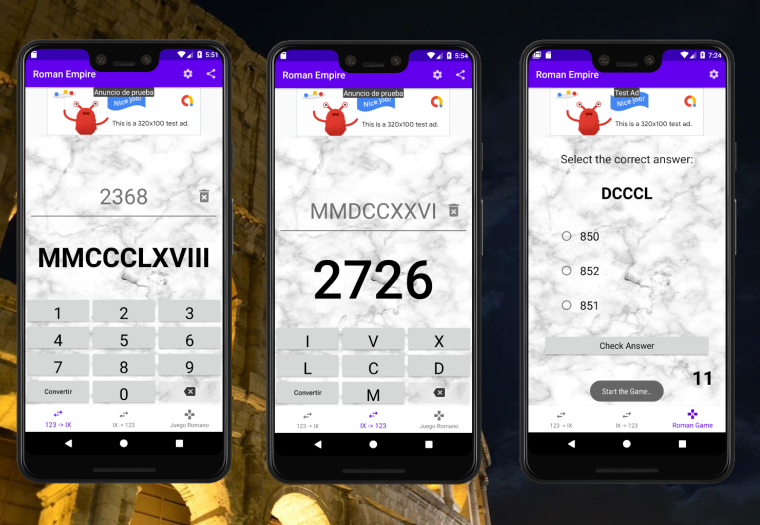 Roman Empire numeral converter Google Play Store Miguel Fagundez